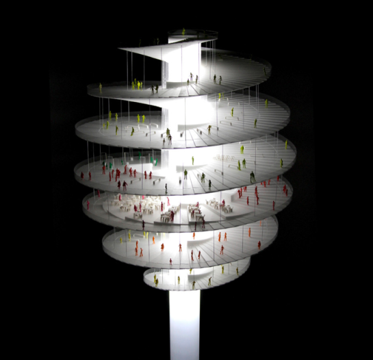 BIG - Phoenix observation tower - surface and surface